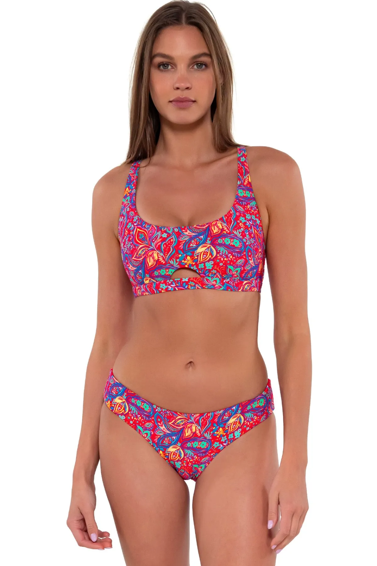 Online Sunsets Rue Paisley Brandi Bralette Top