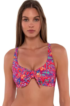 Online Sunsets Rue Paisley Brandi Bralette Top