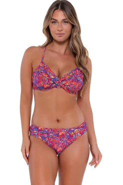 Clearance Sunsets Rue Paisley Crossroads Underwire Top