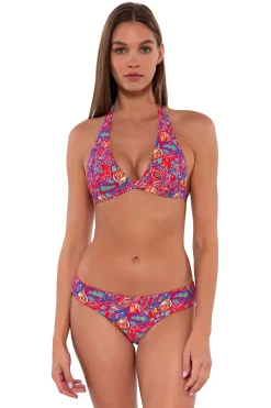 New Sunsets Rue Paisley Faith Halter Top