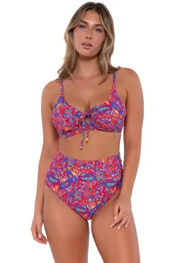 Sale Sunsets Rue Paisley Hannah High Waist Bottom
