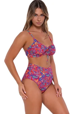 Sale Sunsets Rue Paisley Hannah High Waist Bottom