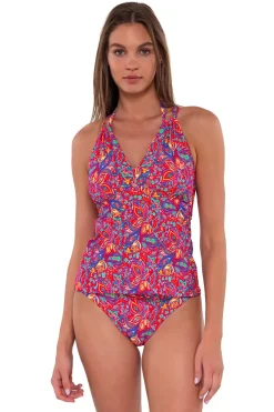 Discount Sunsets Rue Paisley Mia Tankini Top