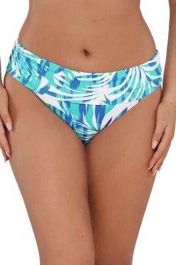 Hot Sunsets Sea Breeze Sandbar Rib Hannah High Waist Bottom