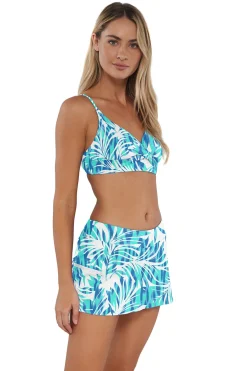 Online Sunsets Sea Breeze Sandbar Rib Sporty Swim Skirt