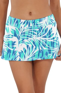 Online Sunsets Sea Breeze Sandbar Rib Sporty Swim Skirt