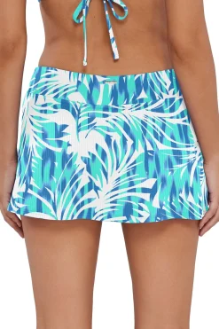 Online Sunsets Sea Breeze Sandbar Rib Sporty Swim Skirt