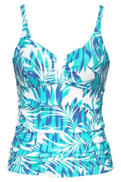 Fashion Sunsets Sea Breeze Sandbar Rib Zuri V-Wire Tankini Top