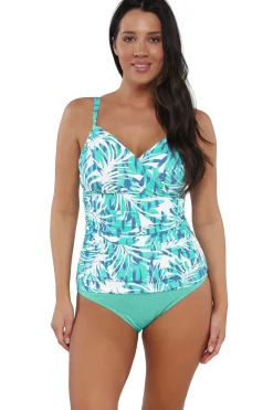 Sale Sunsets Sea Breeze Sandbar Rib Serena Tankini Top
