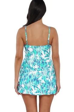 Discount Sunsets Sea Breeze Sandbar Rib Naomi Swim Dress One Piece