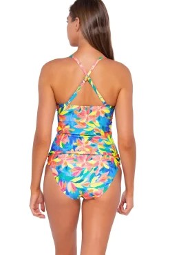 Hot Sunsets Shoreline Petals Simone Tankini Top