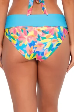 Outlet Sunsets Shoreline Petals Capri High Waist Bottom