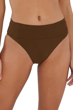 New Sunsets Tiki Brown Hannah High Waist Bottom