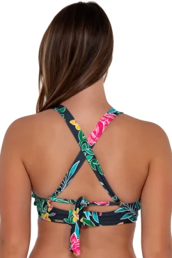 Discount Sunsets Twilight Blooms Vienna V-Wire Top