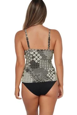 Online Sunsets Venice Seagrass Texture Forever Tankini Top