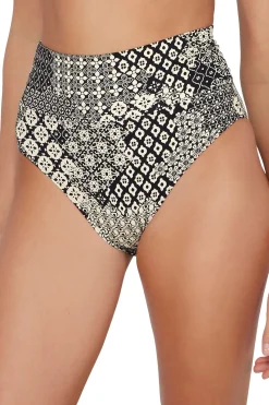 Sale Sunsets Venice Seagrass Texture Hannah High Waist Bottom