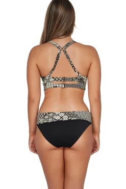 Best Sunsets Venice Seagrass Texture Capri High Waist Bottom