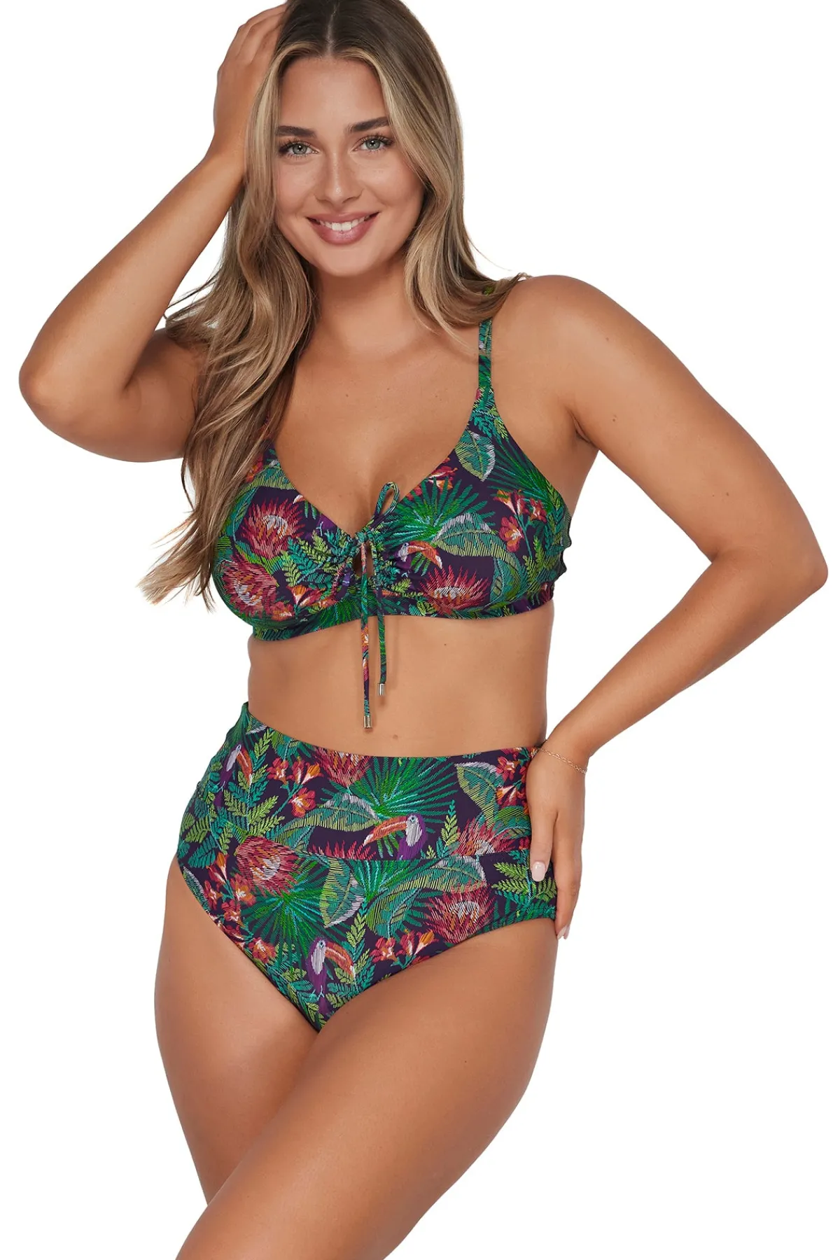 Hot Sunsets Welcome To Rio Hannah High Waist Bottom