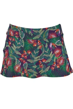 New Sunsets Welcome To Rio Sporty Swim Skirt Bottom