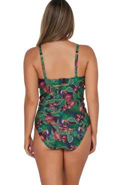 Hot Sunsets Welcome To Rio Zuri V-Wire Tankini Top