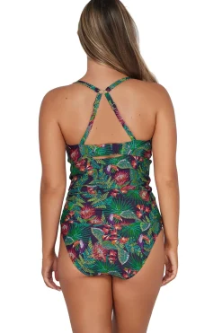 Hot Sunsets Welcome To Rio Zuri V-Wire Tankini Top