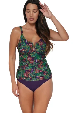 Hot Sunsets Welcome To Rio Zuri V-Wire Tankini Top