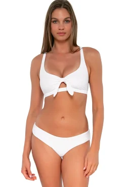 Best Sunsets White Lily Brandi Bralette Top