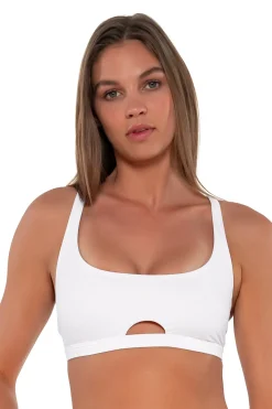 Best Sunsets White Lily Brandi Bralette Top