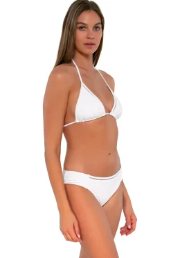 New Sunsets White Lily Laney Triangle Top