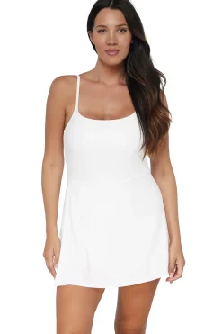 Outlet Sunsets White Lily Naomi Swim Dress One Piece
